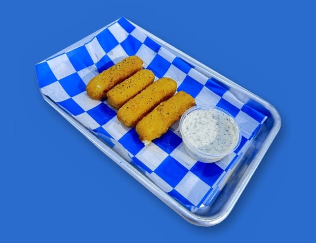 LEMON PEPPER CHEESE STICKS.